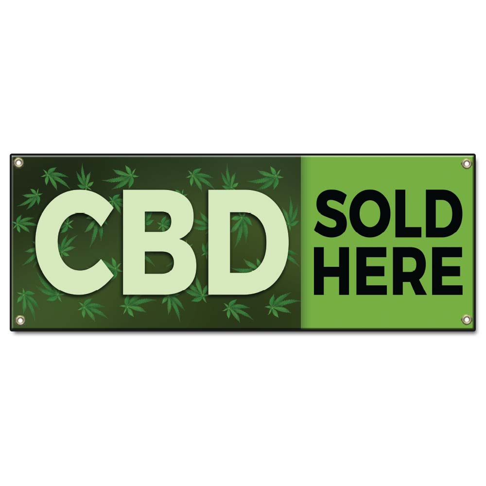 CBD Sold Here Banner