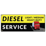 Diesel Service Light Medium Heavy-Duty Banner