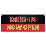 Dine in Now Open Banner