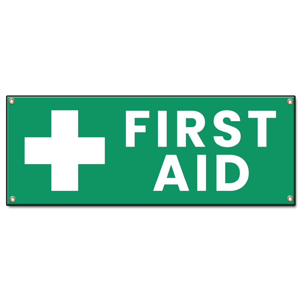 First Aid Cross Banner