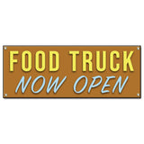 Food Truck Now Open Banner