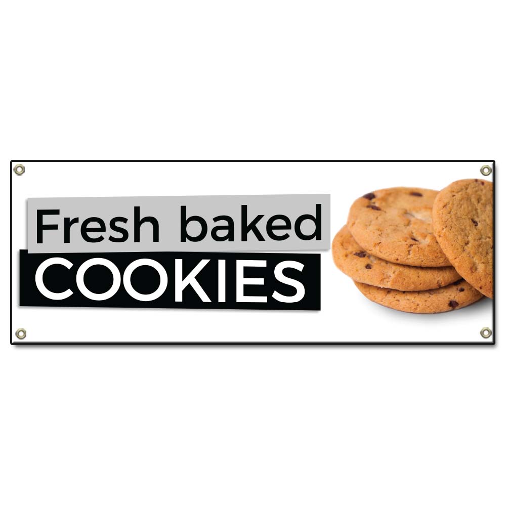 Fresh Baked Cookies Banner