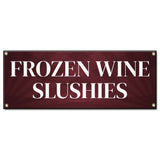 Frozen Wine Slushies Banner