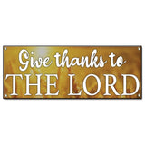 Give Thanks To The Lord Banner