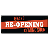 Grand Re-Opening Coming Soon Banner