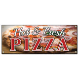 Hot & Fresh Pizza Banner