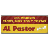 Los Mejores Al Pastor Tacos Burritos Tortas Banner