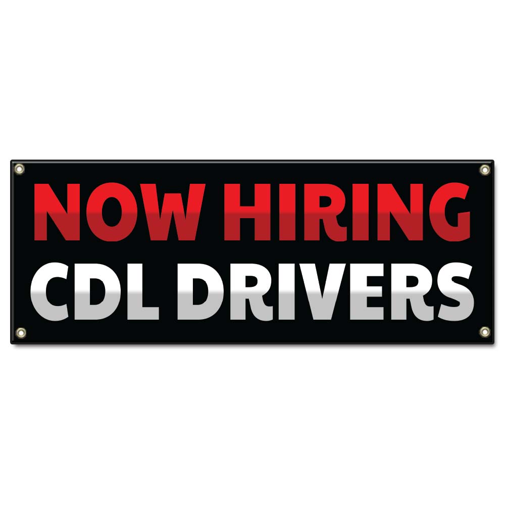 Now Hiring CDL Drivers Banner