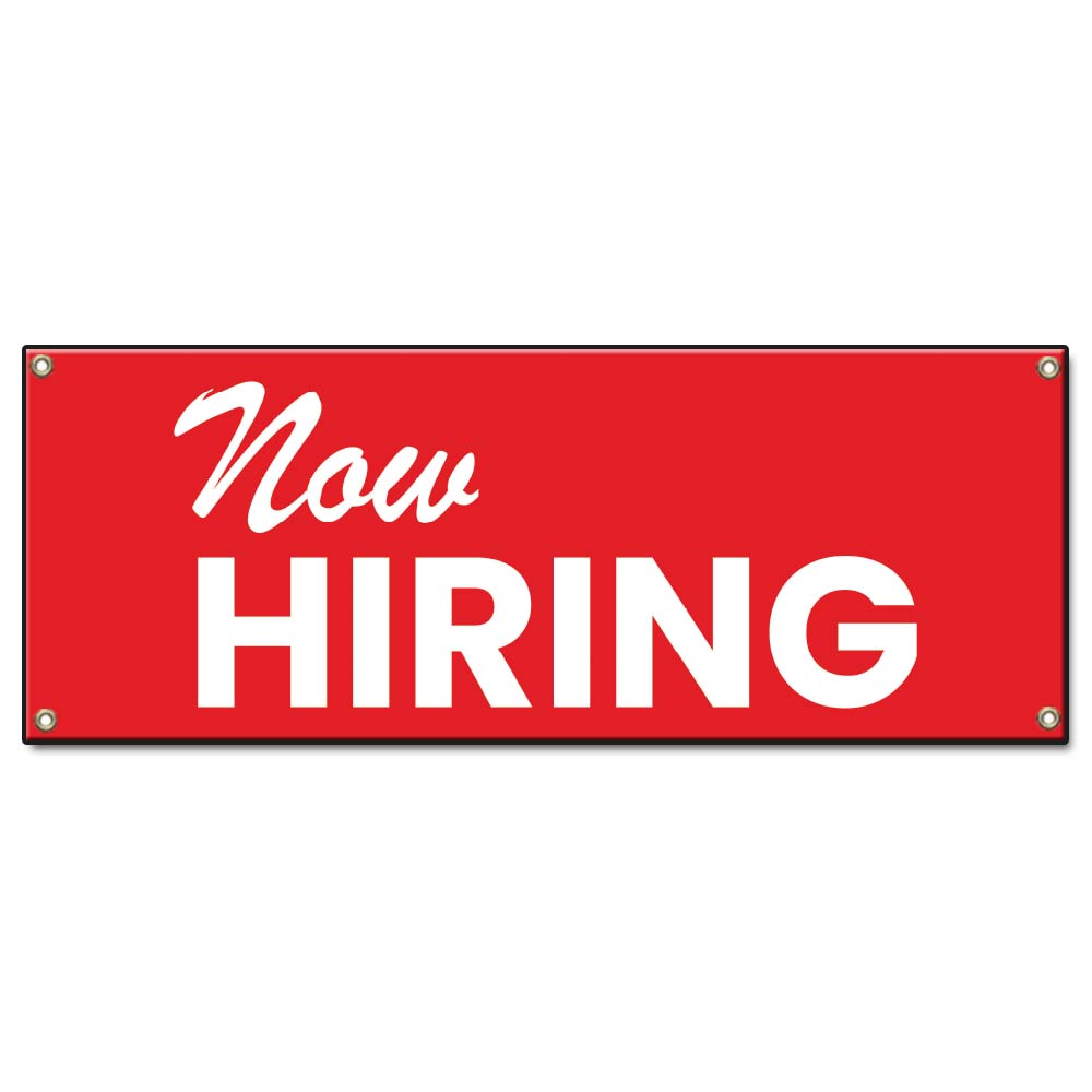 Now Hiring Banner