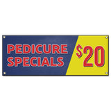 Pedicure Special $20 Twenty Dollars Banner