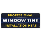 Professional Window Tint Installation Here Banner