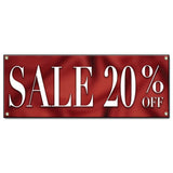 Sale 20% Off Banner