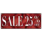 Sale 25% Off Banner