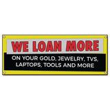 We Loan More Gold Jewelry TV Laptop Banner