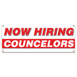 Now Hiring Counselors Banner