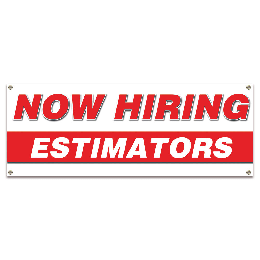 Now Hiring Estimators Banner