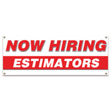 Now Hiring Estimators Banner