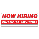 Now Hiring Financial Advisors Banner