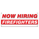Now Hiring Firefighters Banner