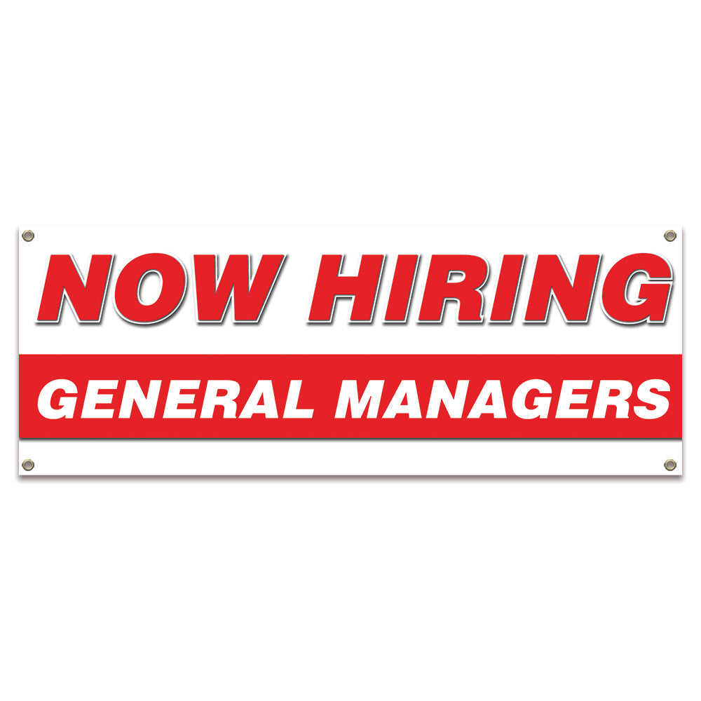 Now Hiring General Managers Banner