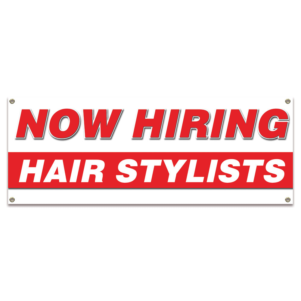Now Hiring Hair Stylists Banner