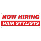 Now Hiring Hair Stylists Banner