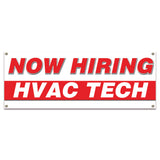 Now Hiring HVAC Tech Banner