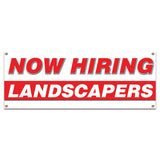 Now Hiring Landscapers Banner