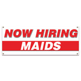 Now Hiring Maids Banner
