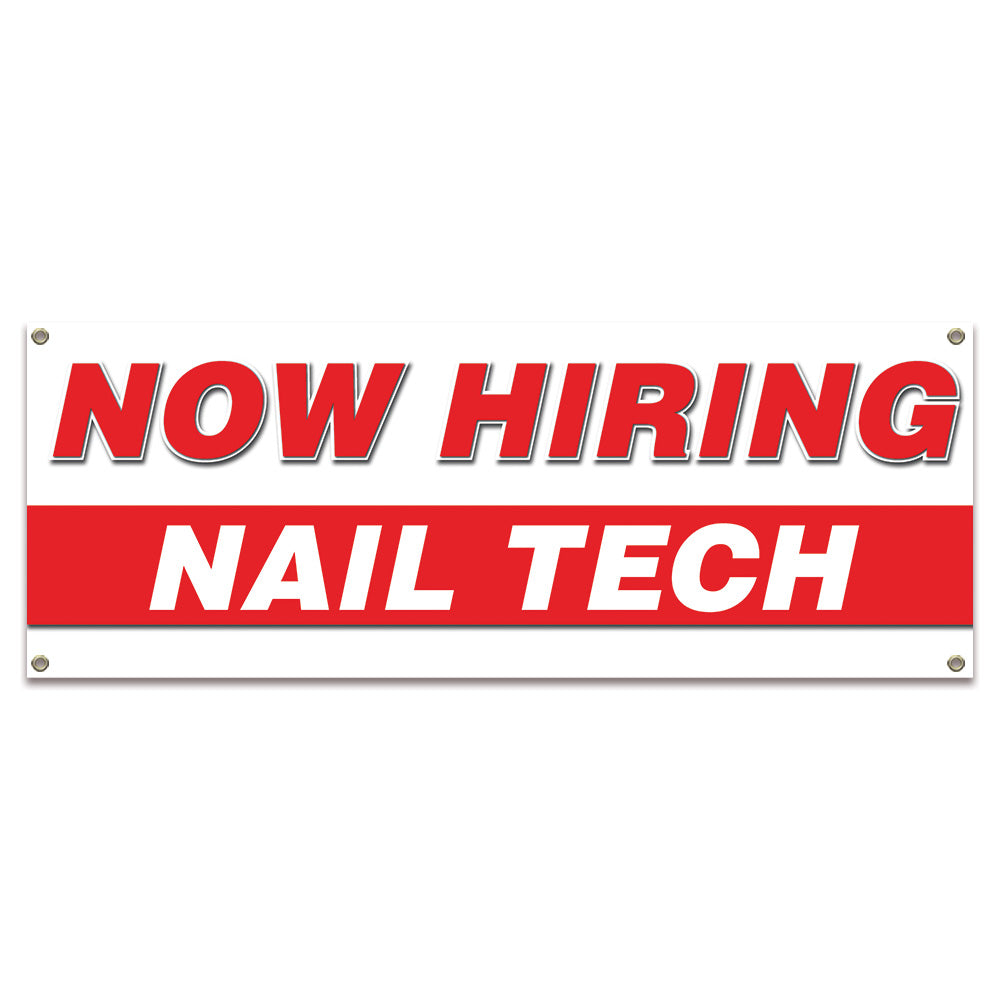 Now Hiring Nail Tech Banner