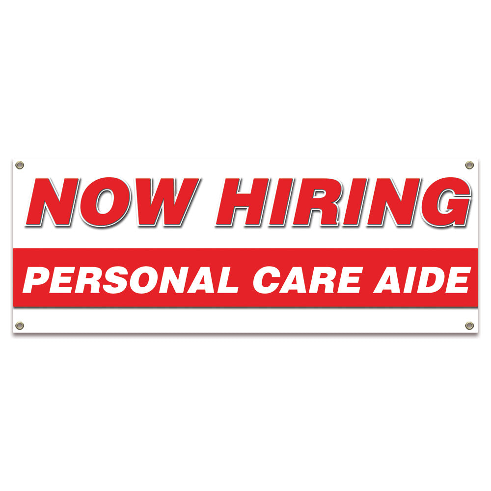 Now Hiring Personal Care Aide Banner