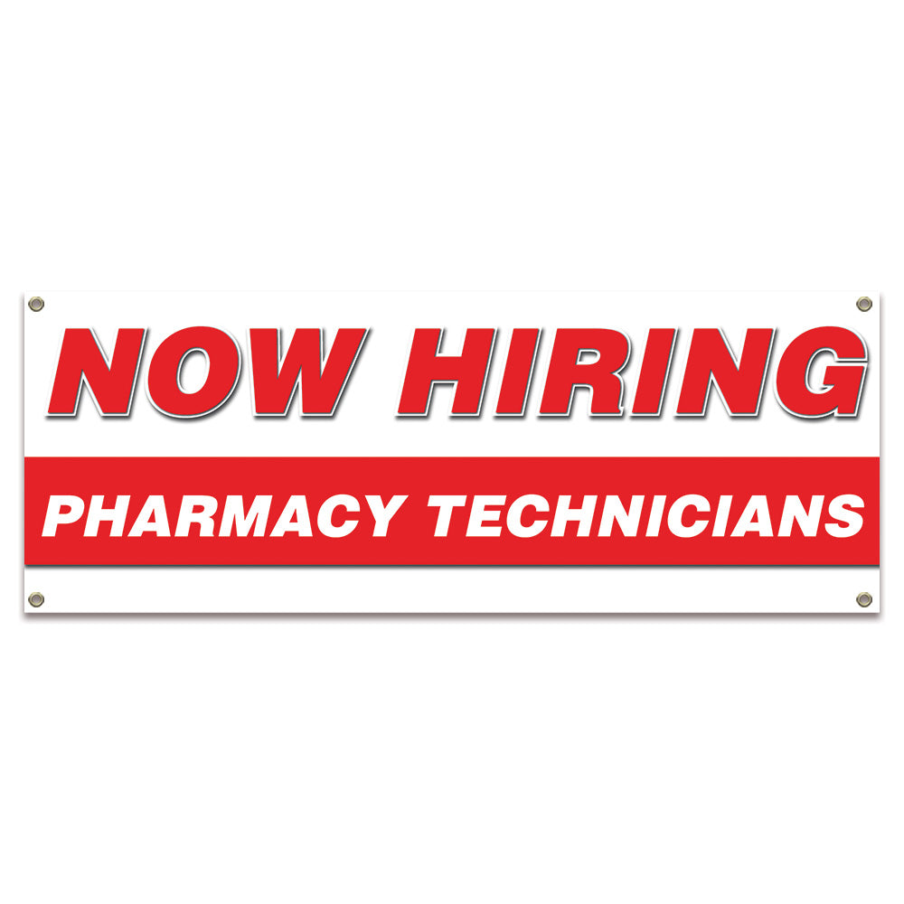 Now Hiring Pharmacy Technicians Banner