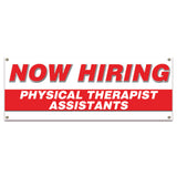 Now Hiring Physical Therapist Assistants Banner