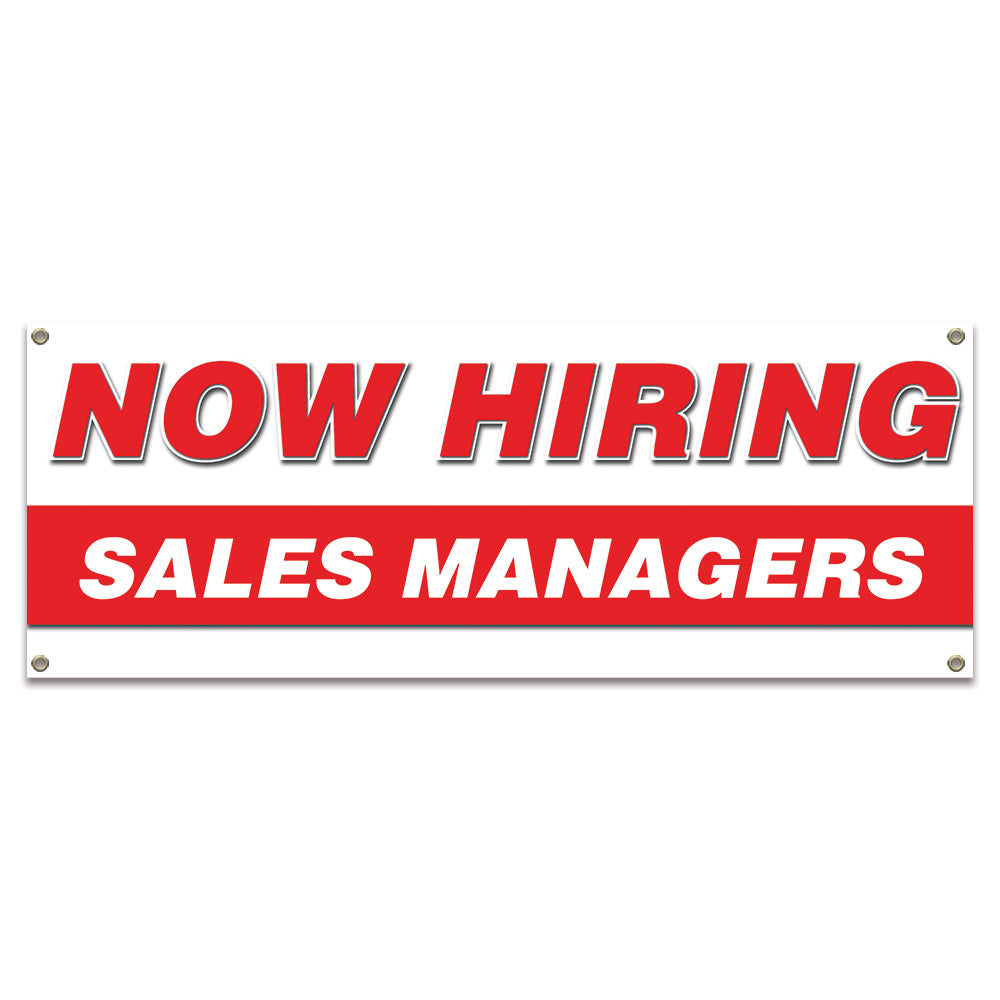 Now Hiring Sales Managers Banner
