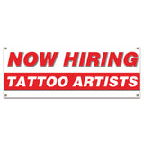 Now Hiring Tattoo Artists Banner