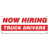 Now Hiring Truck Drivers Banner