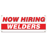 Now Hiring Welders Banner