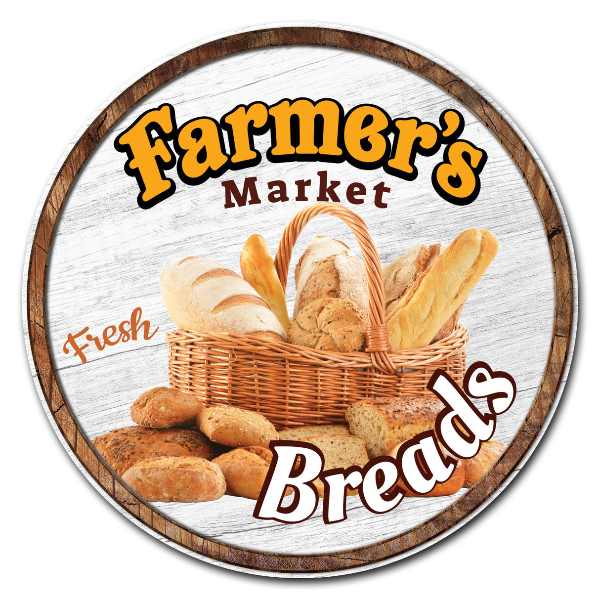 Farmer's Market Breads Circle