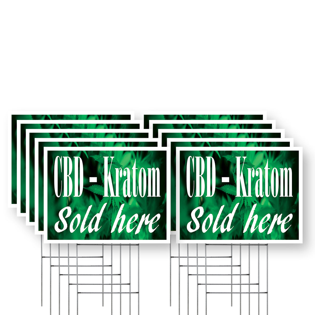 CBD and Kratom Sold Here