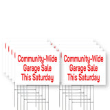 Community Wide Garage Sale This Saturday