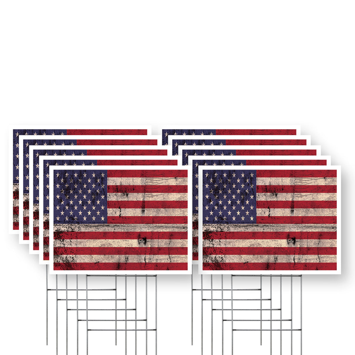 Rusty American Flag