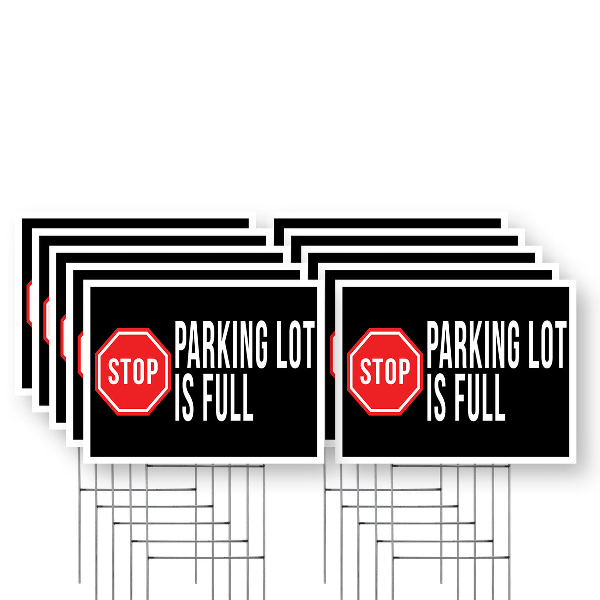 Stop Parking Lot is Full