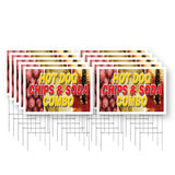 Hot Dogs Chips and Soda Combo