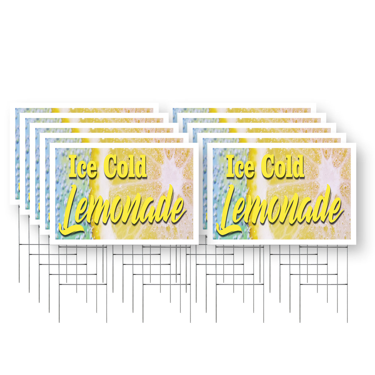 Iced Cold Lemonade