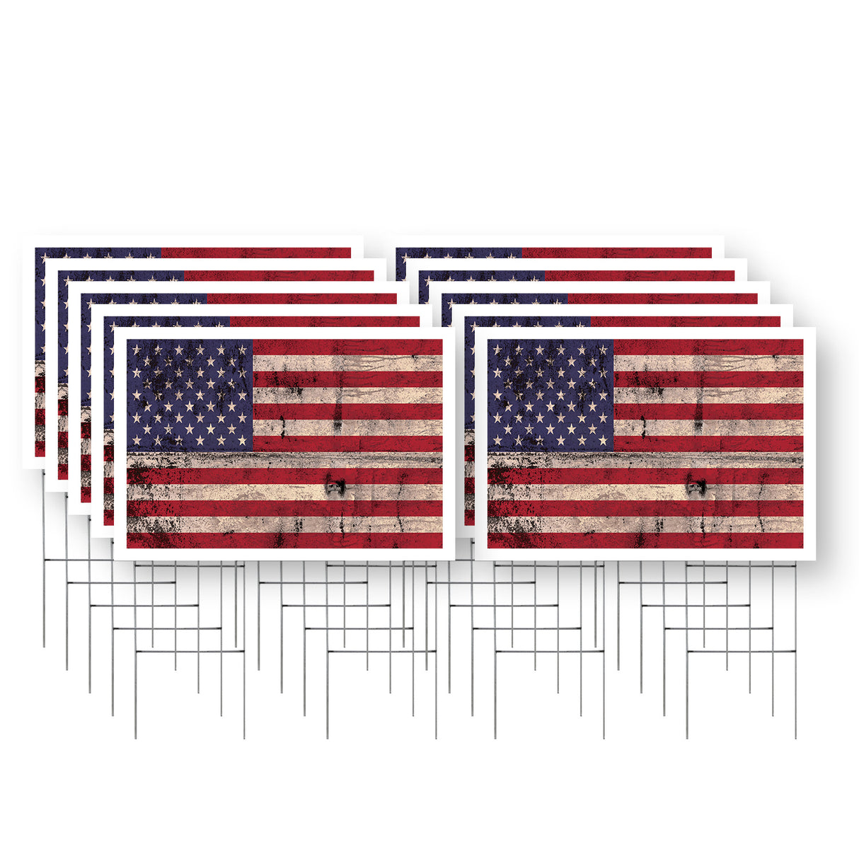 Rusty American Flag