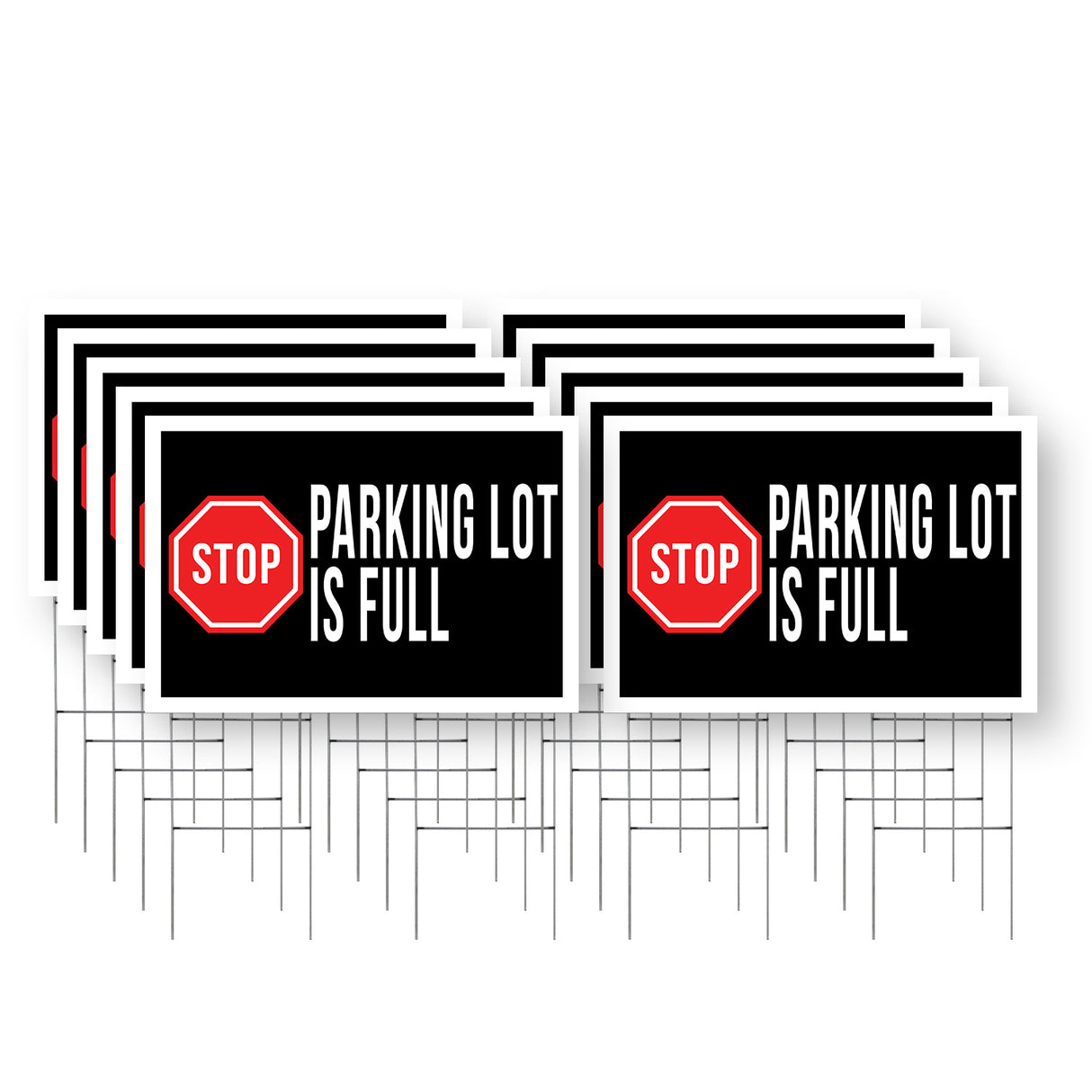 Stop Parking Lot is Full