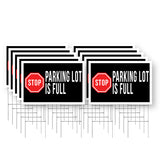 Stop Parking Lot is Full