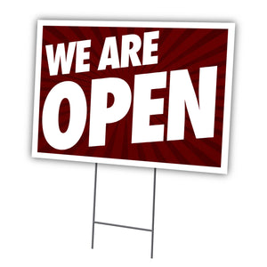 We Are Open