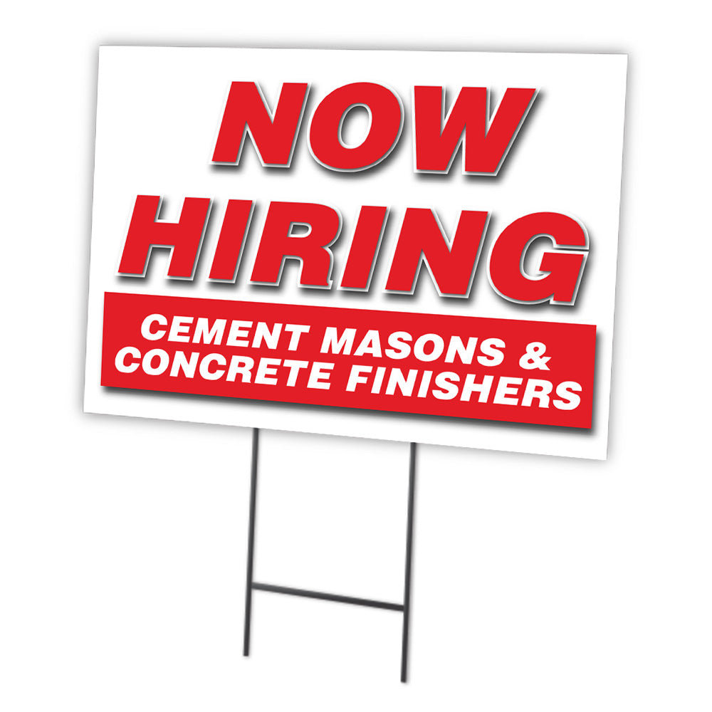 Now Hiring Cement Masons & Concrete Finisher