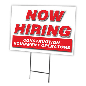 Now Hiring Construction Equipment Operators